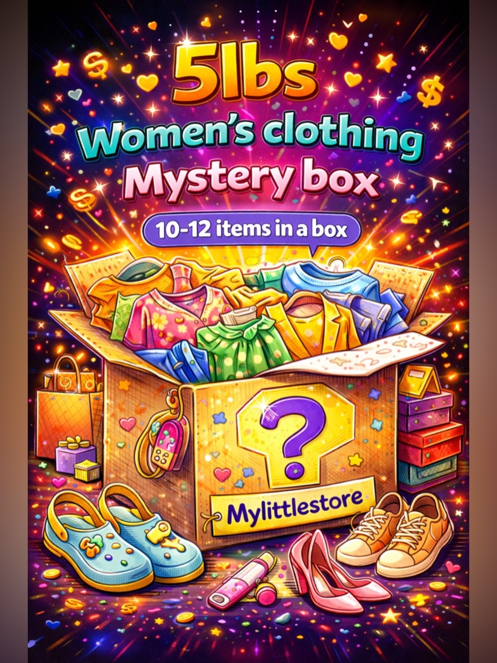 Women's Clothing Mystery Box - Colorful Mixed Styles